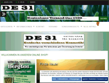 Tablet Screenshot of de31.com